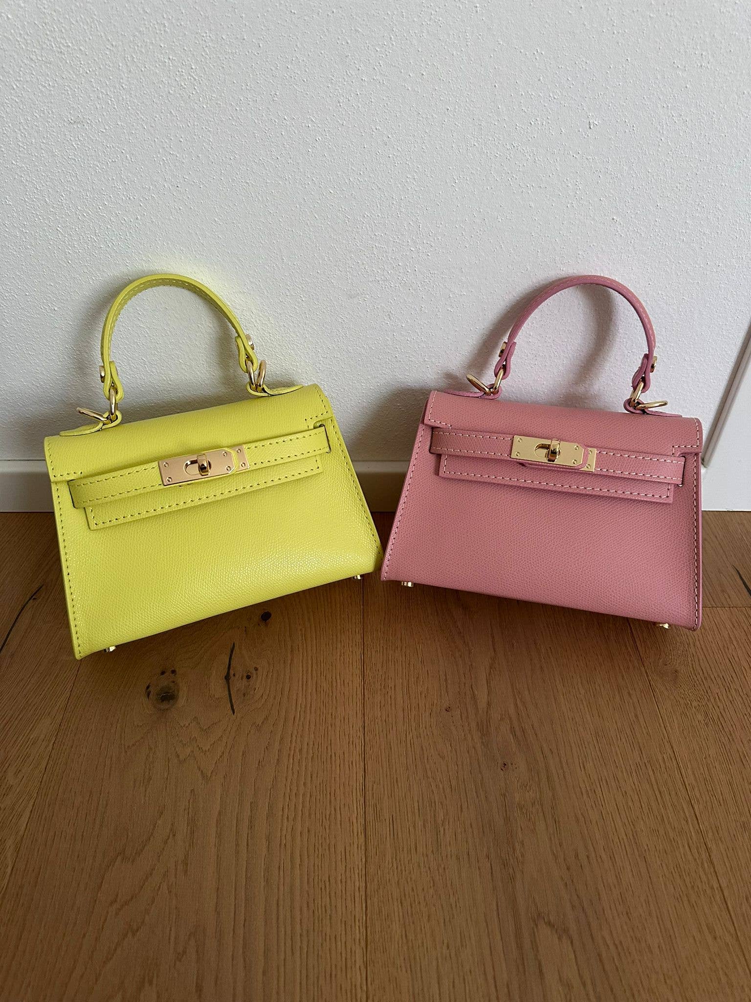 Sac à main MINI K en cuir véritable