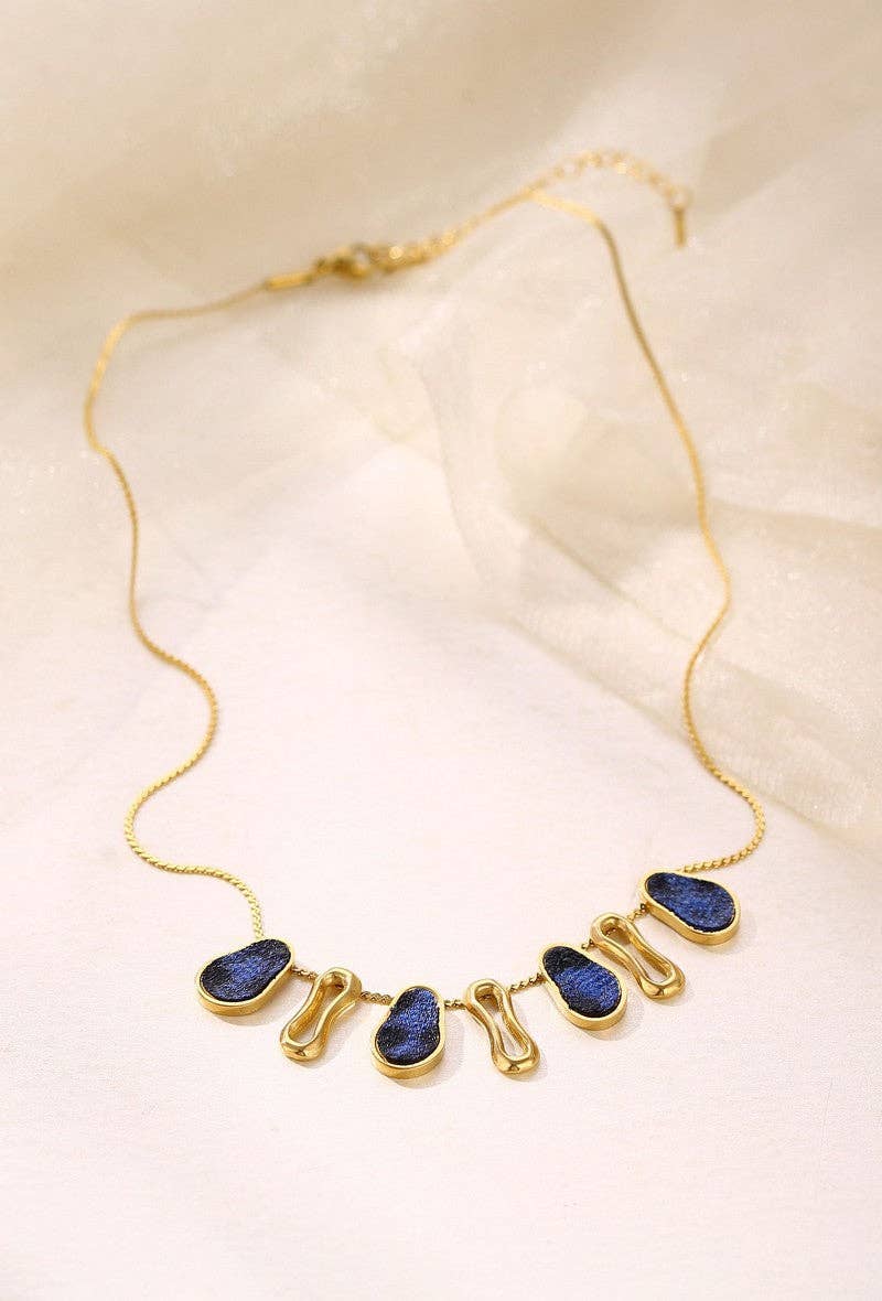 Collier Yaqouta en acier inoxydable