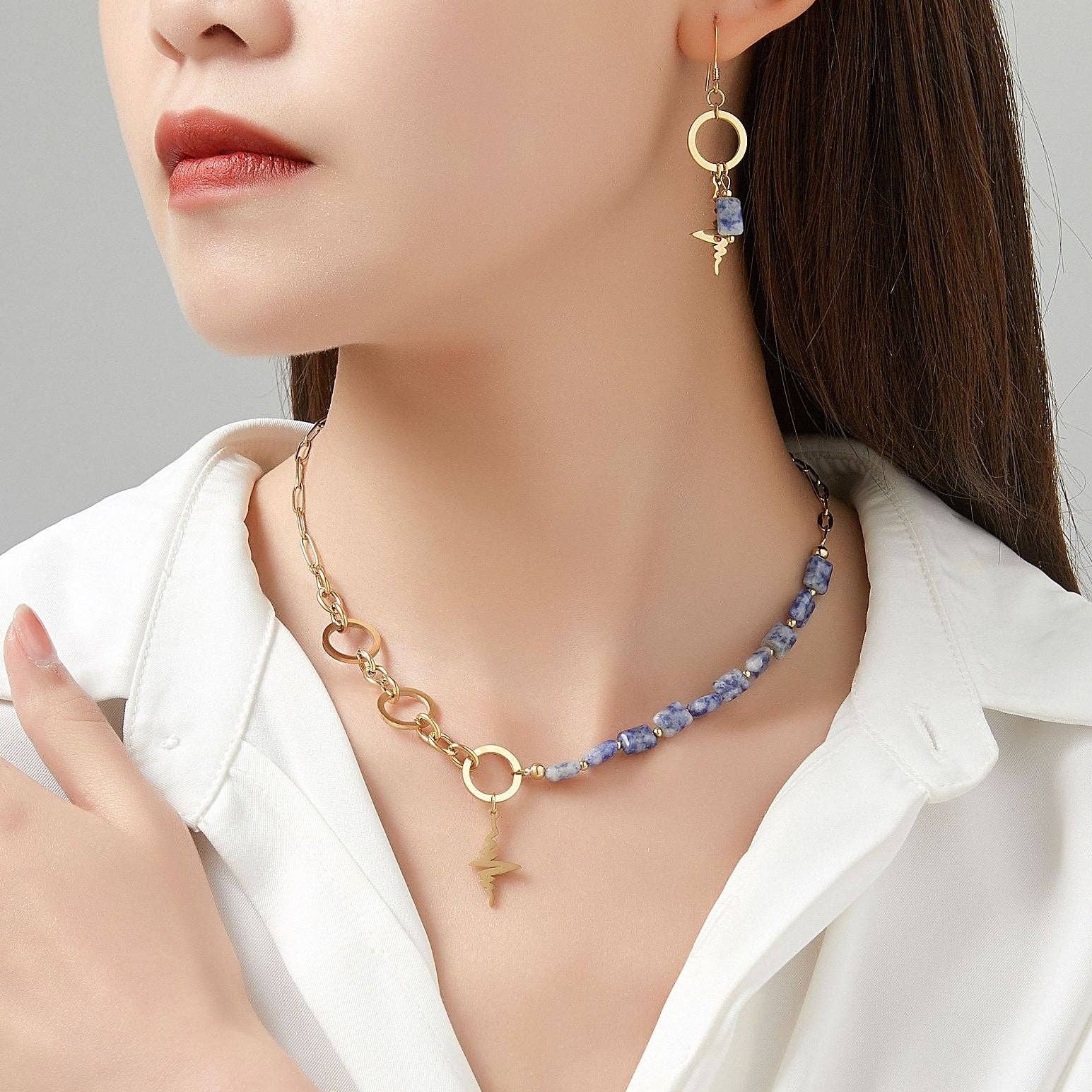 Collier Ursina en acier inoxydable