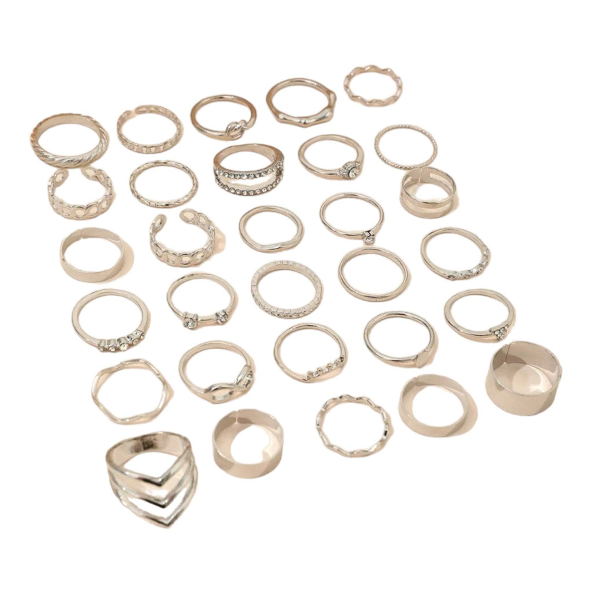 Kinky Pleasure - S019 - Coffret de 30 bagues en or ou argent