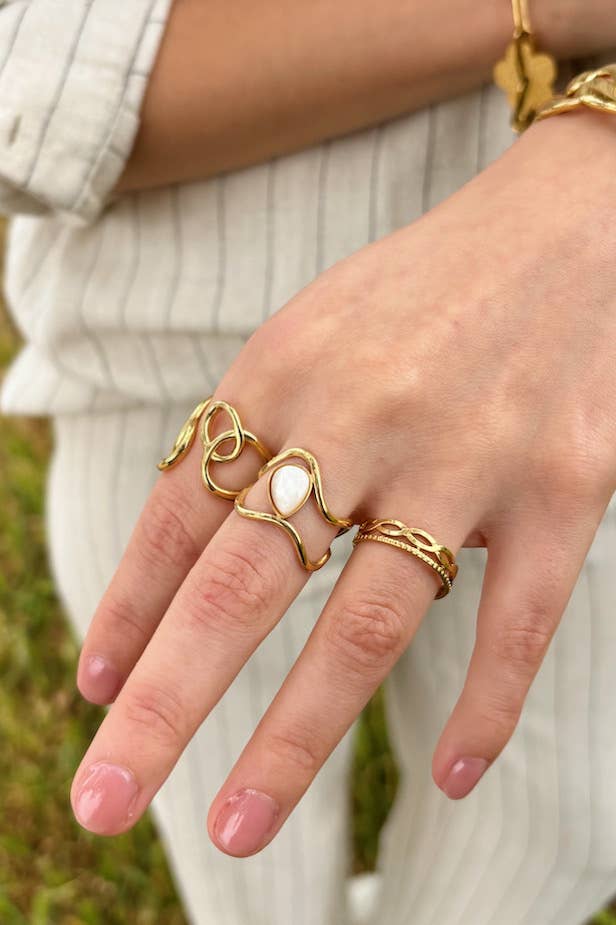Bague en acier inoxydable