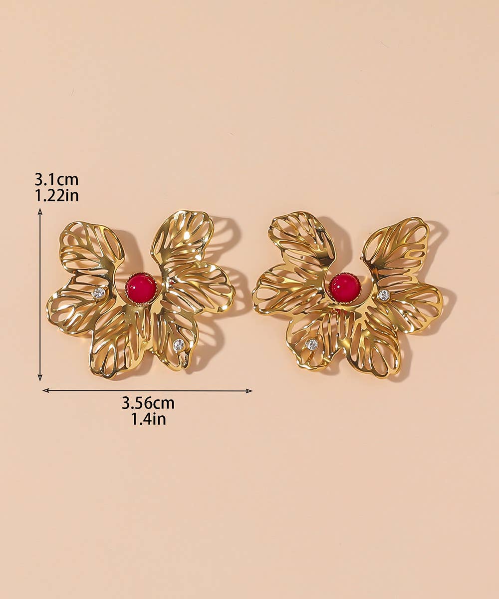 Boucles d'oreilles à Clou en Acier Inoxydable