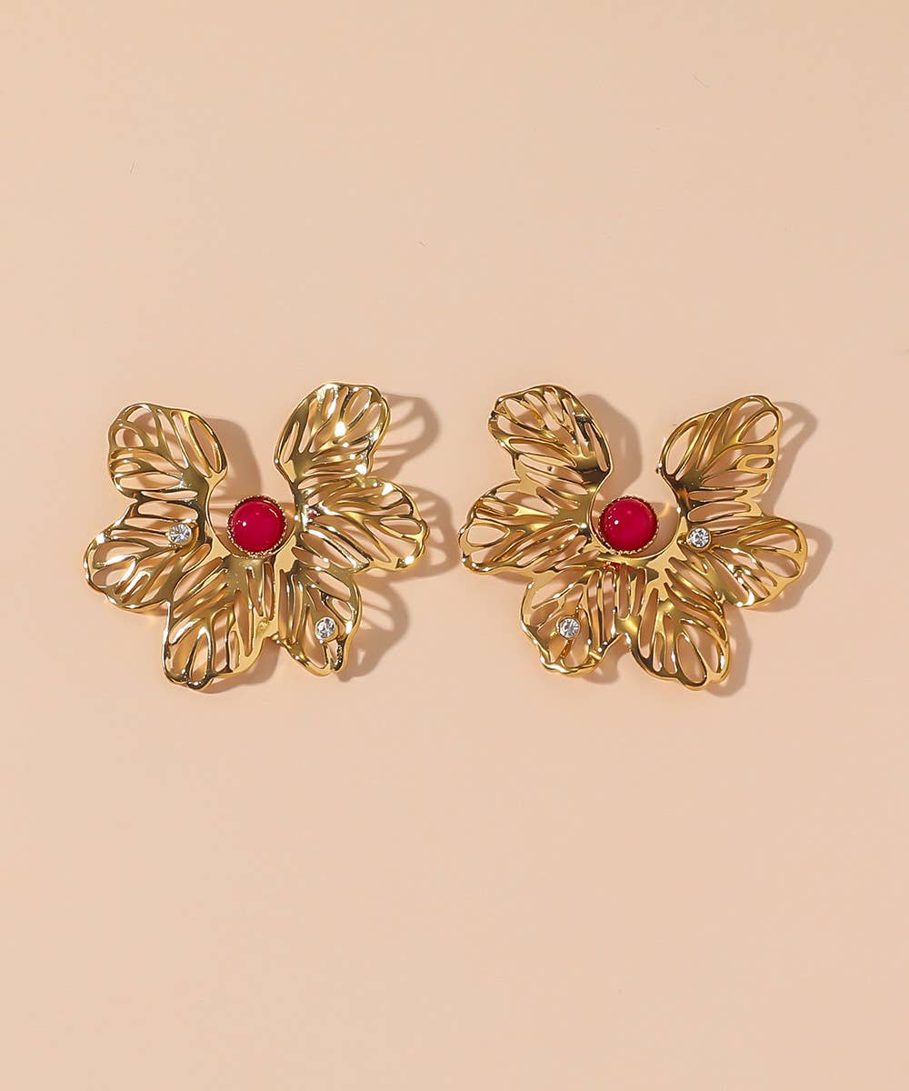 Boucles d'oreilles à Clou en Acier Inoxydable