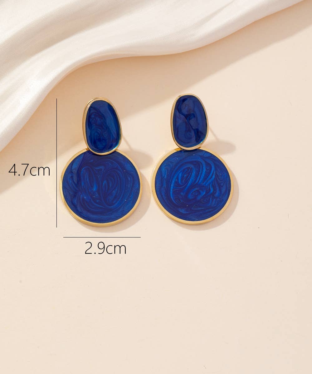 Boucles d’oreilles à clou en acier inoxydable