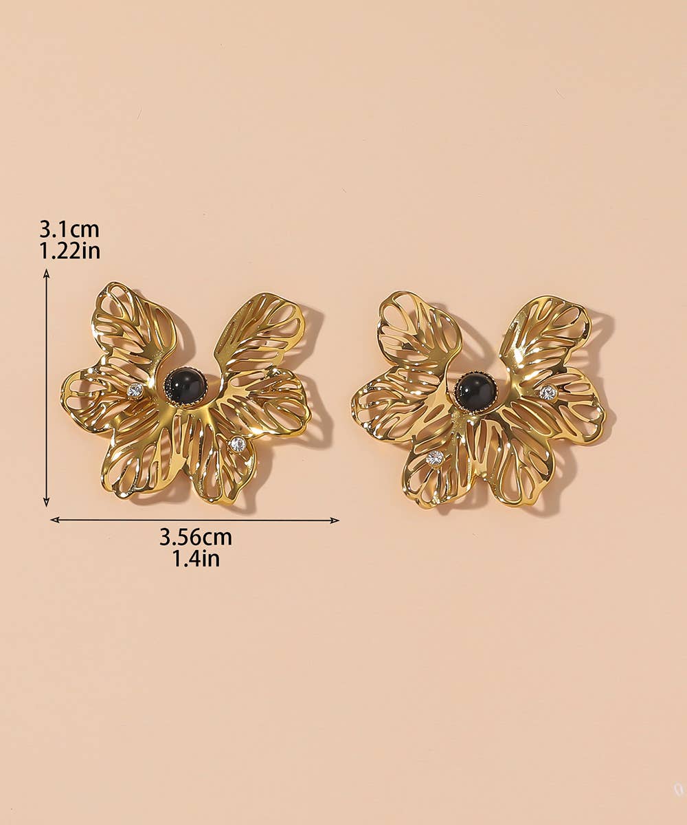 Boucles d'oreilles à Clou en Acier Inoxydable