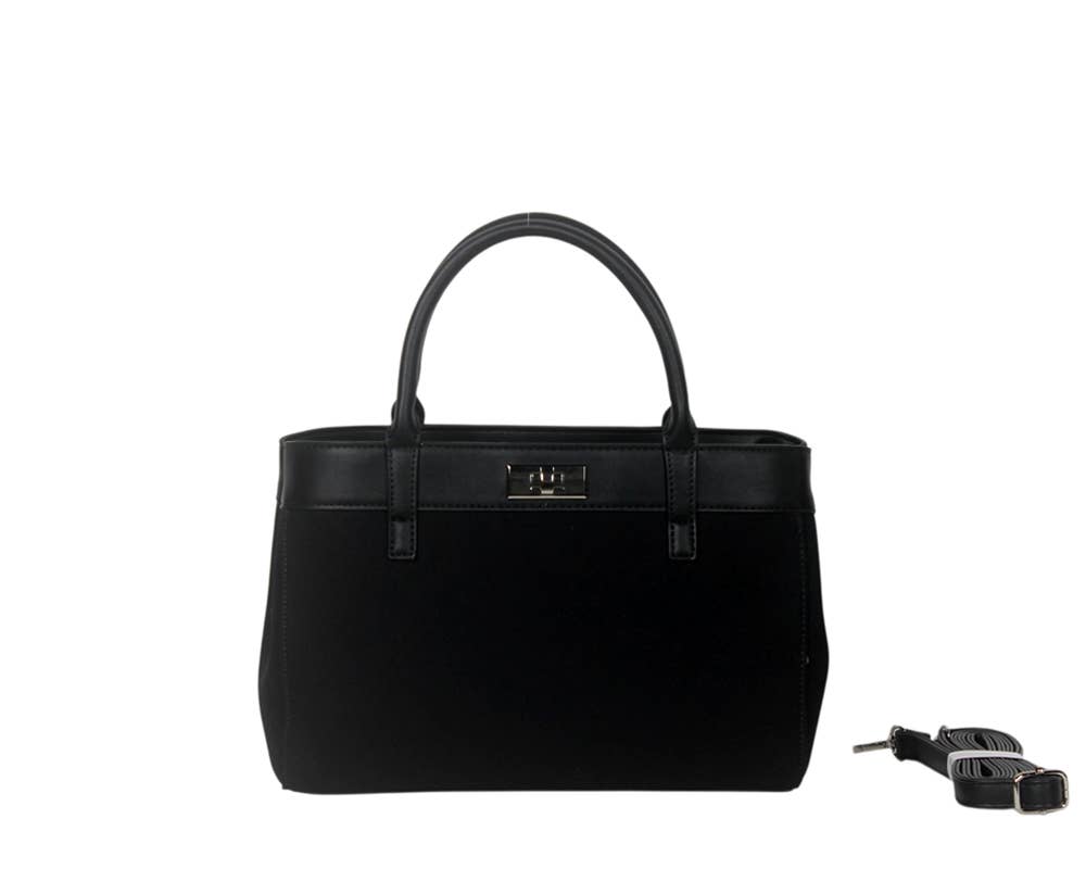 SAC À MAIN AVEC BANDOULIÈRE.