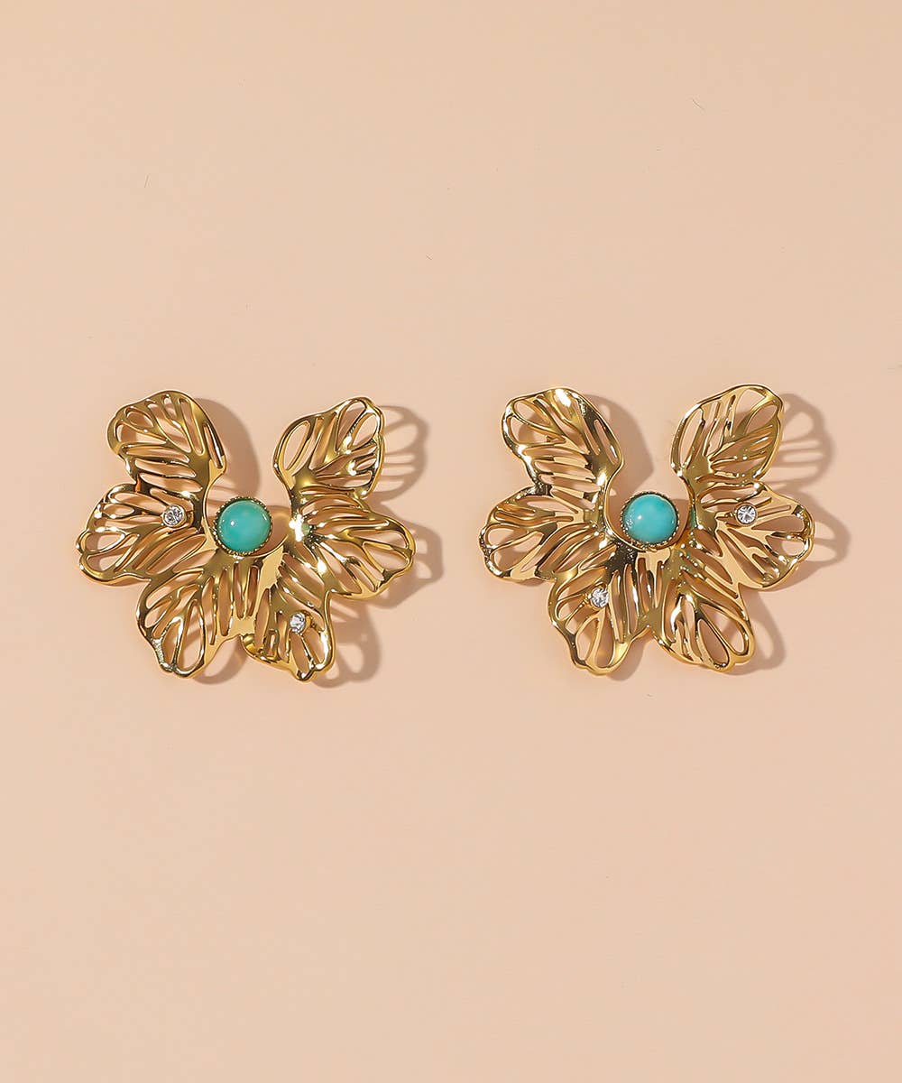 Boucles d'oreilles à Clou en Acier Inoxydable