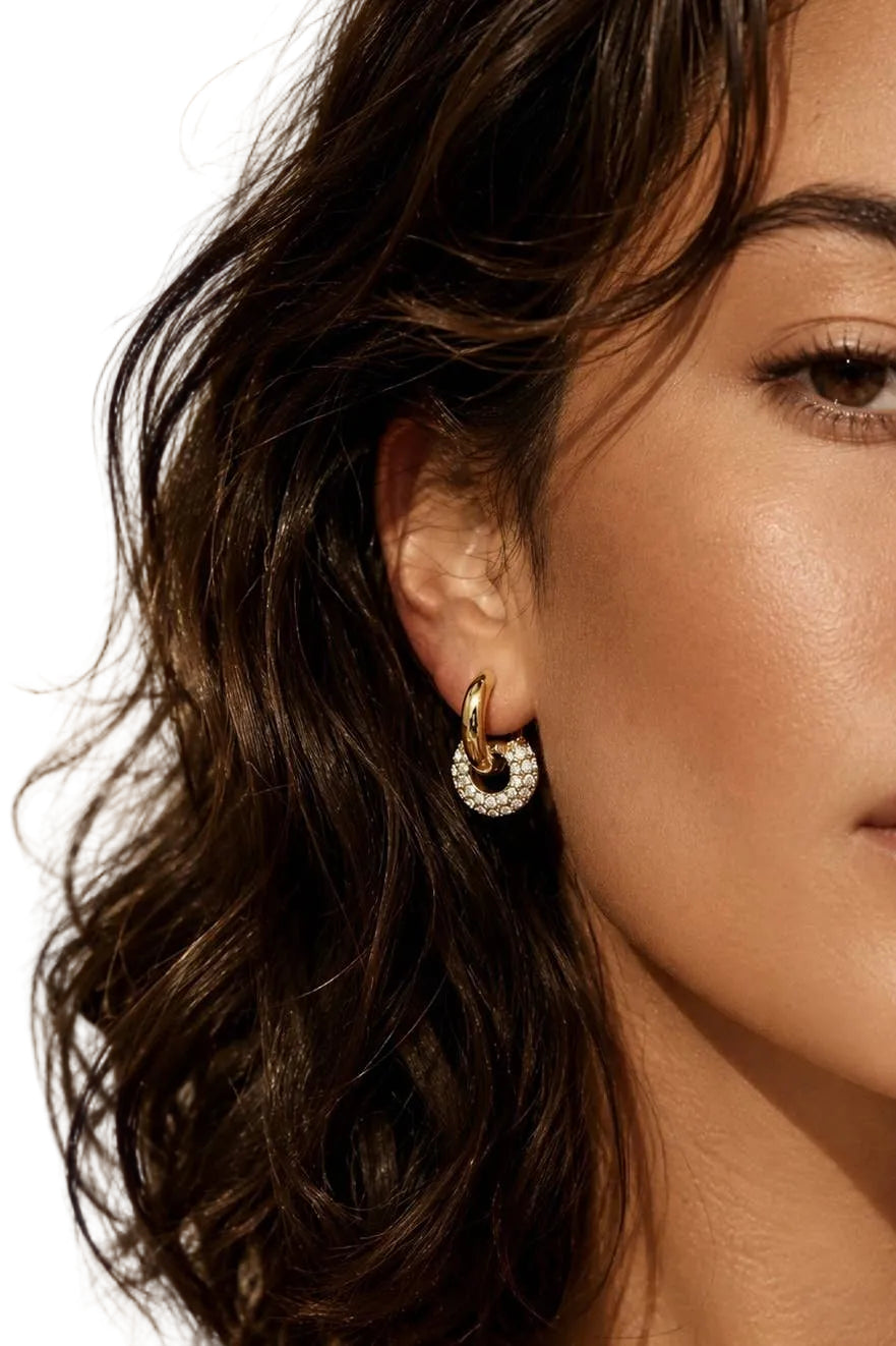 Boucles d'oreille en acier inoxydable