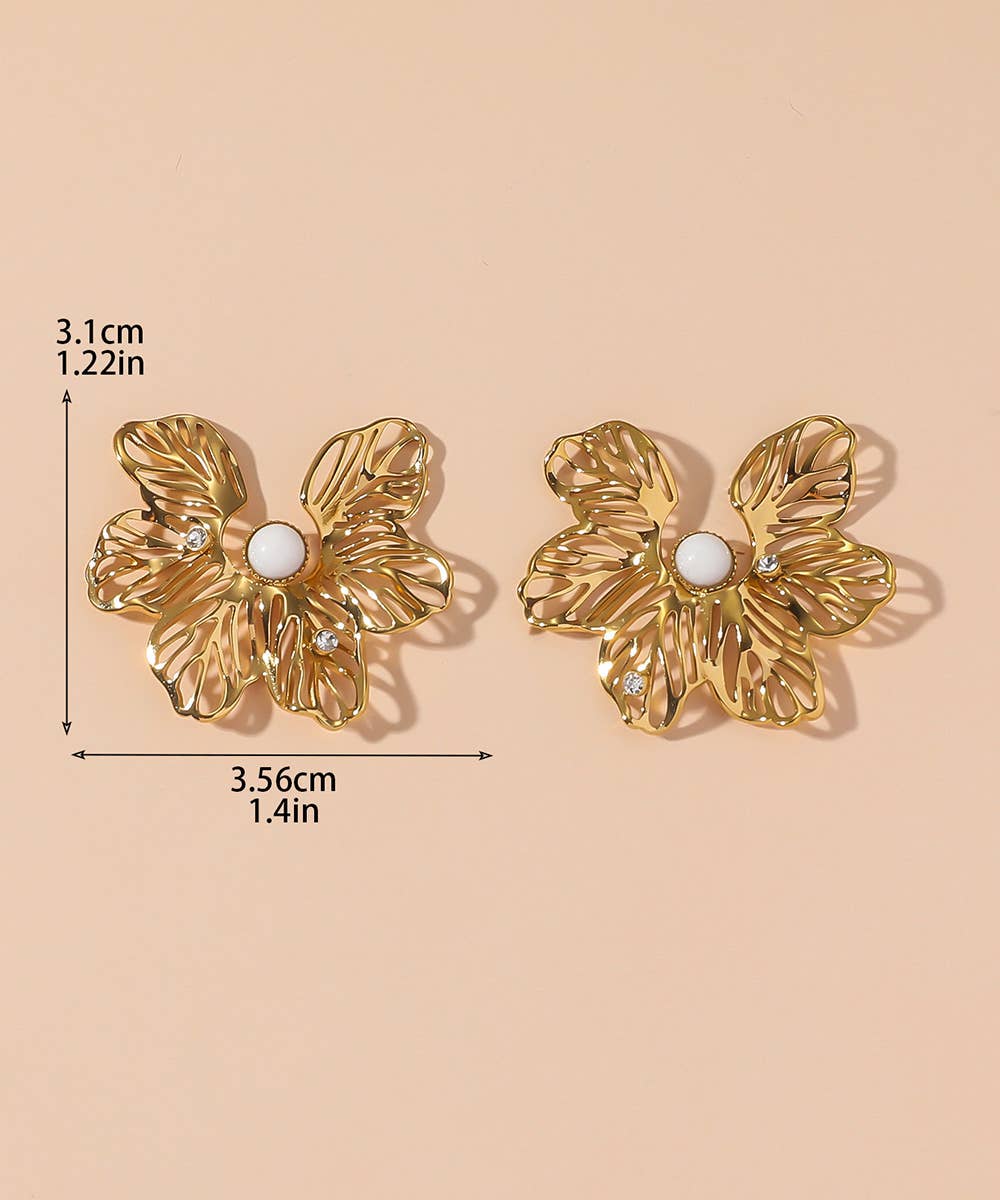 Boucles d'oreilles à Clou en Acier Inoxydable