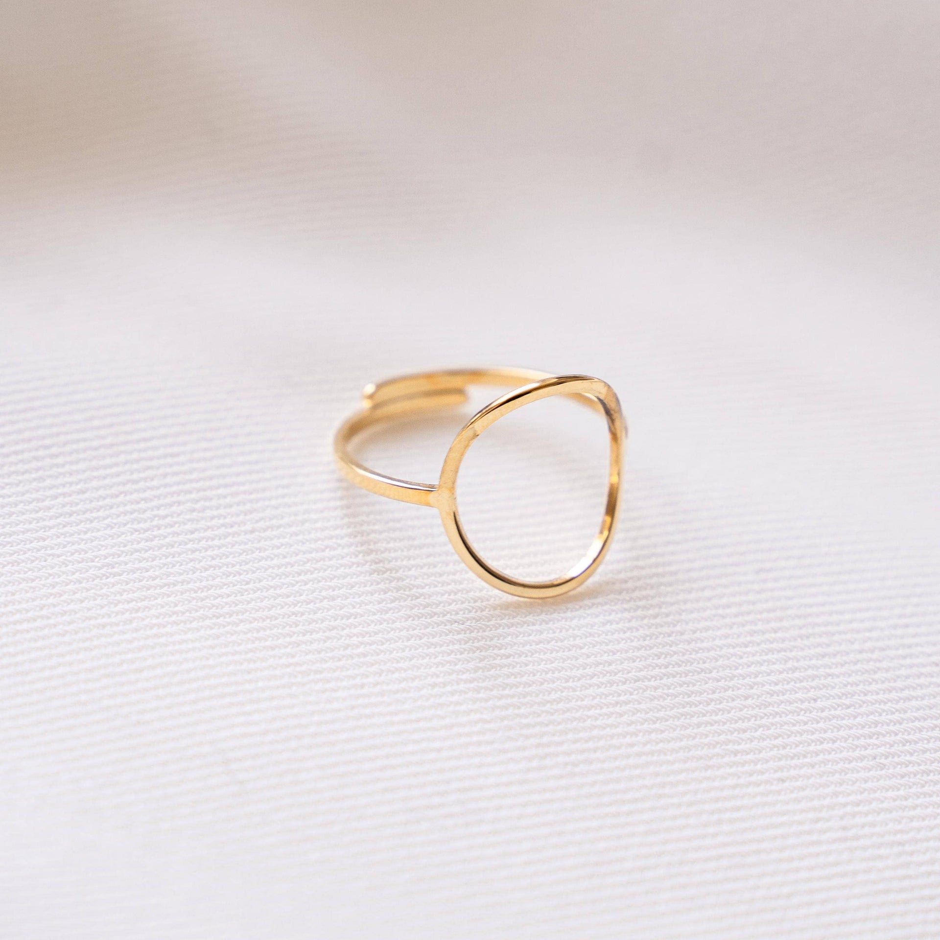Bague fine femme acier inoxydable cercle