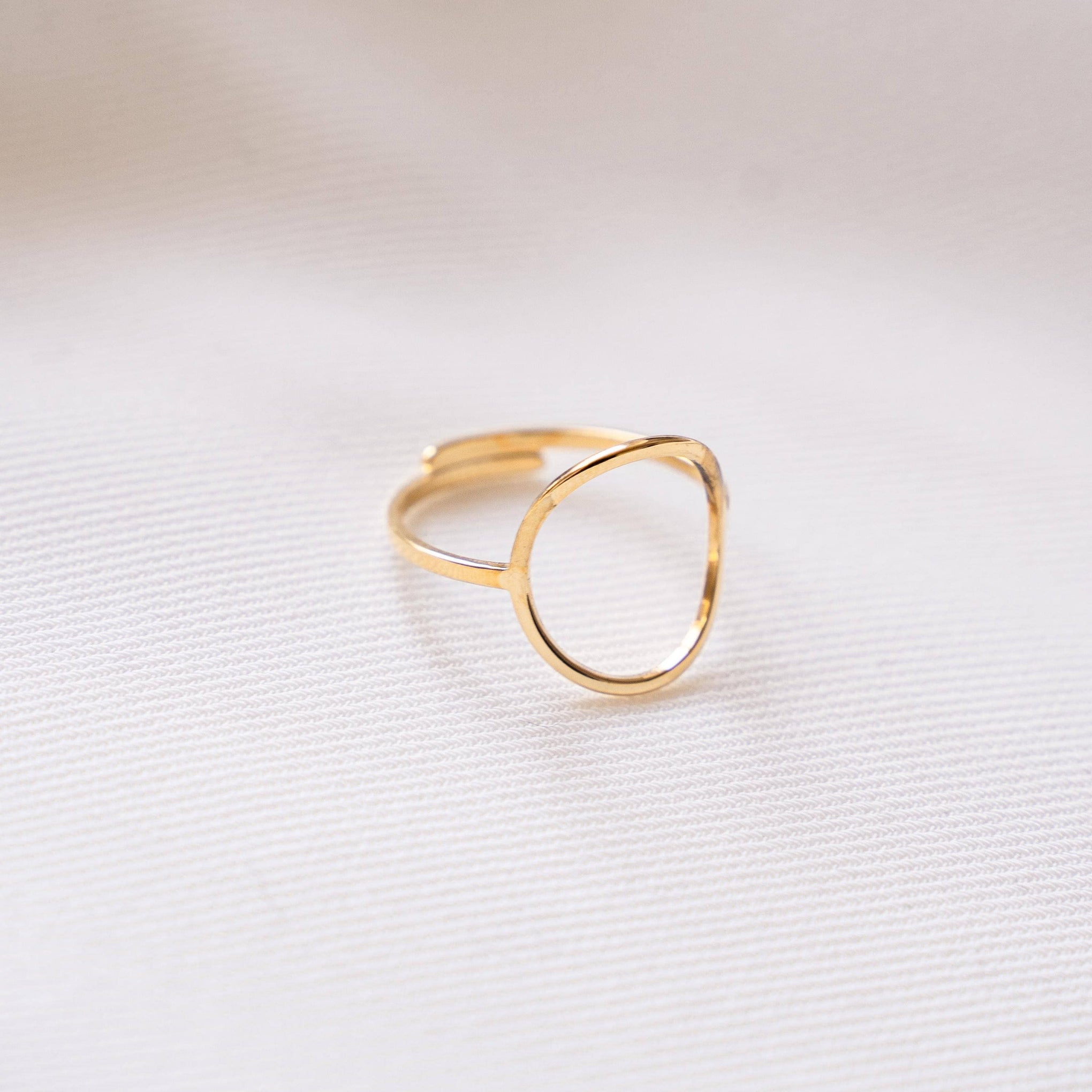 Bague fine femme acier inoxydable cercle