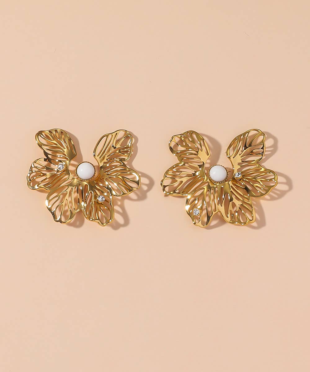 Boucles d'oreilles à Clou en Acier Inoxydable