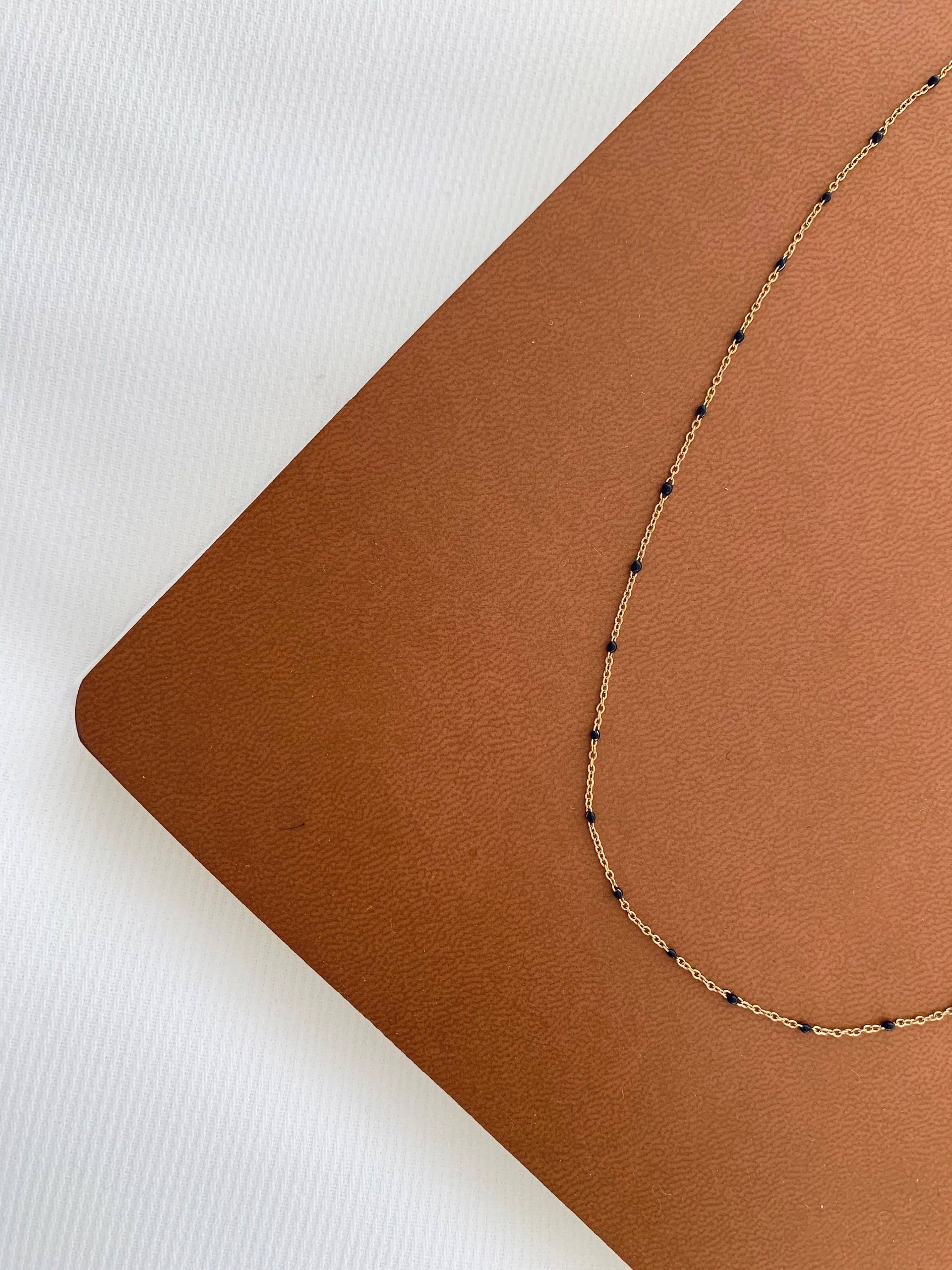 Collier acier inoxydable chaine boule