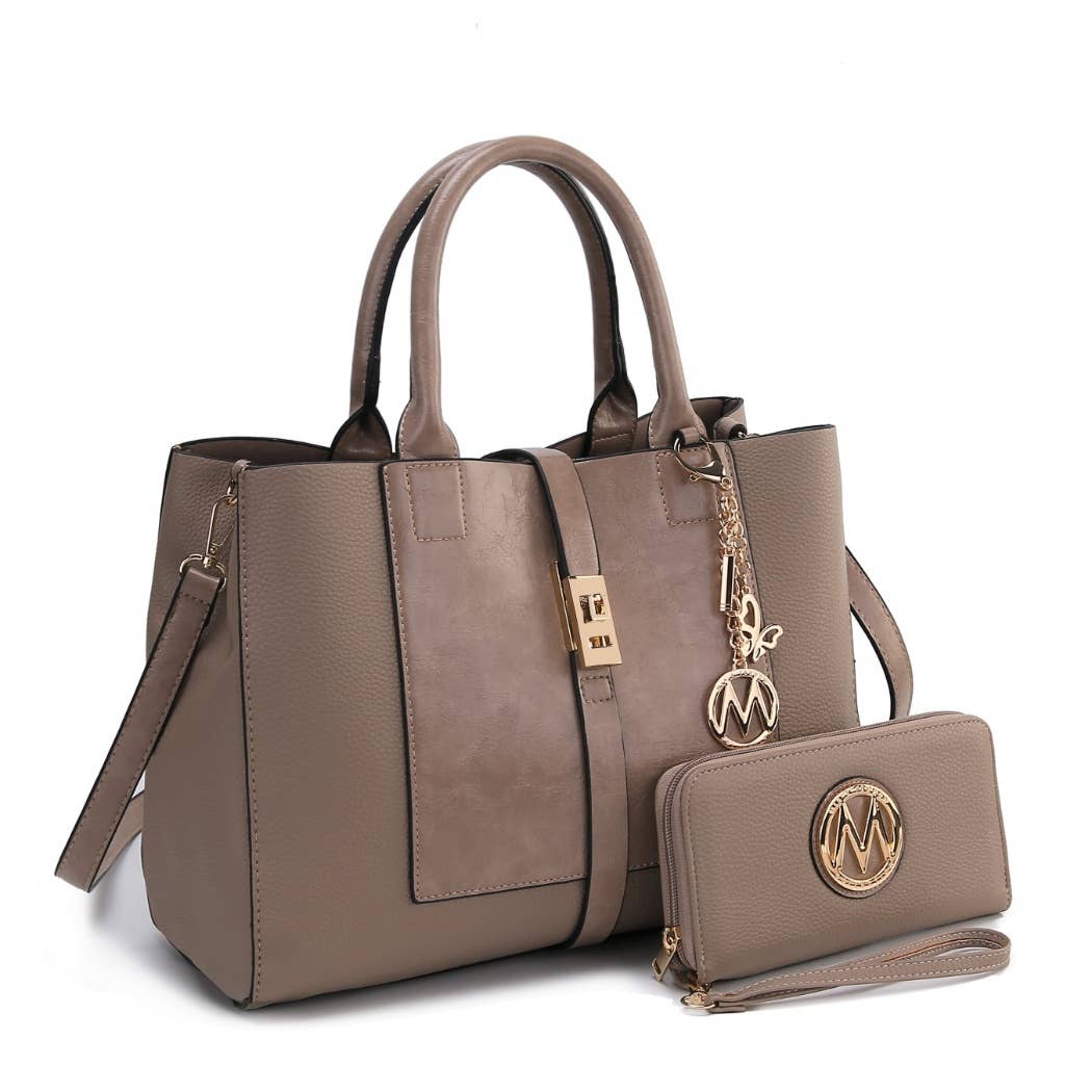 Ensemble sac à main Yola pour femme avec portefeuille.