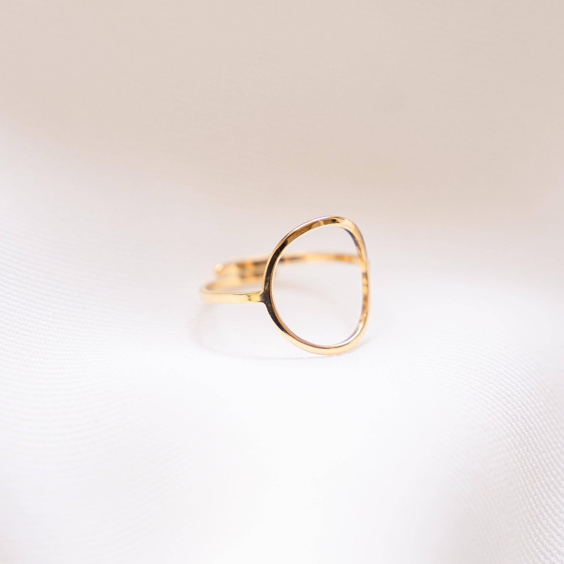 Bague fine femme acier inoxydable cercle