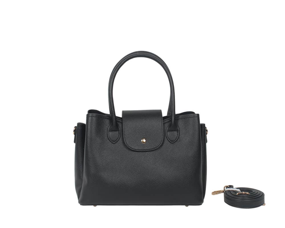 SAC À MAIN AVEC BANDOULIÈRE.