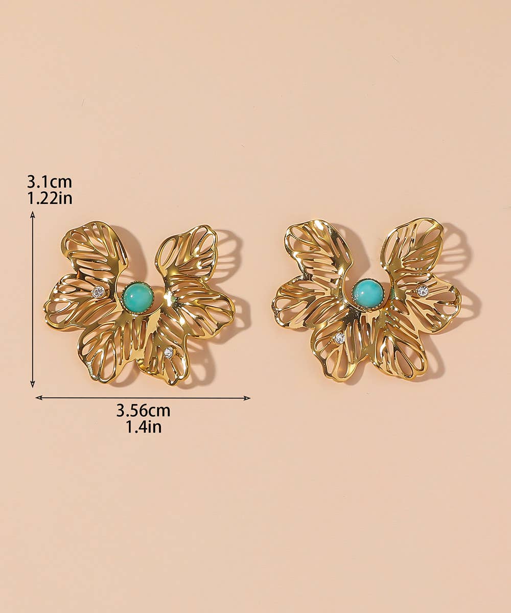 Boucles d'oreilles à Clou en Acier Inoxydable