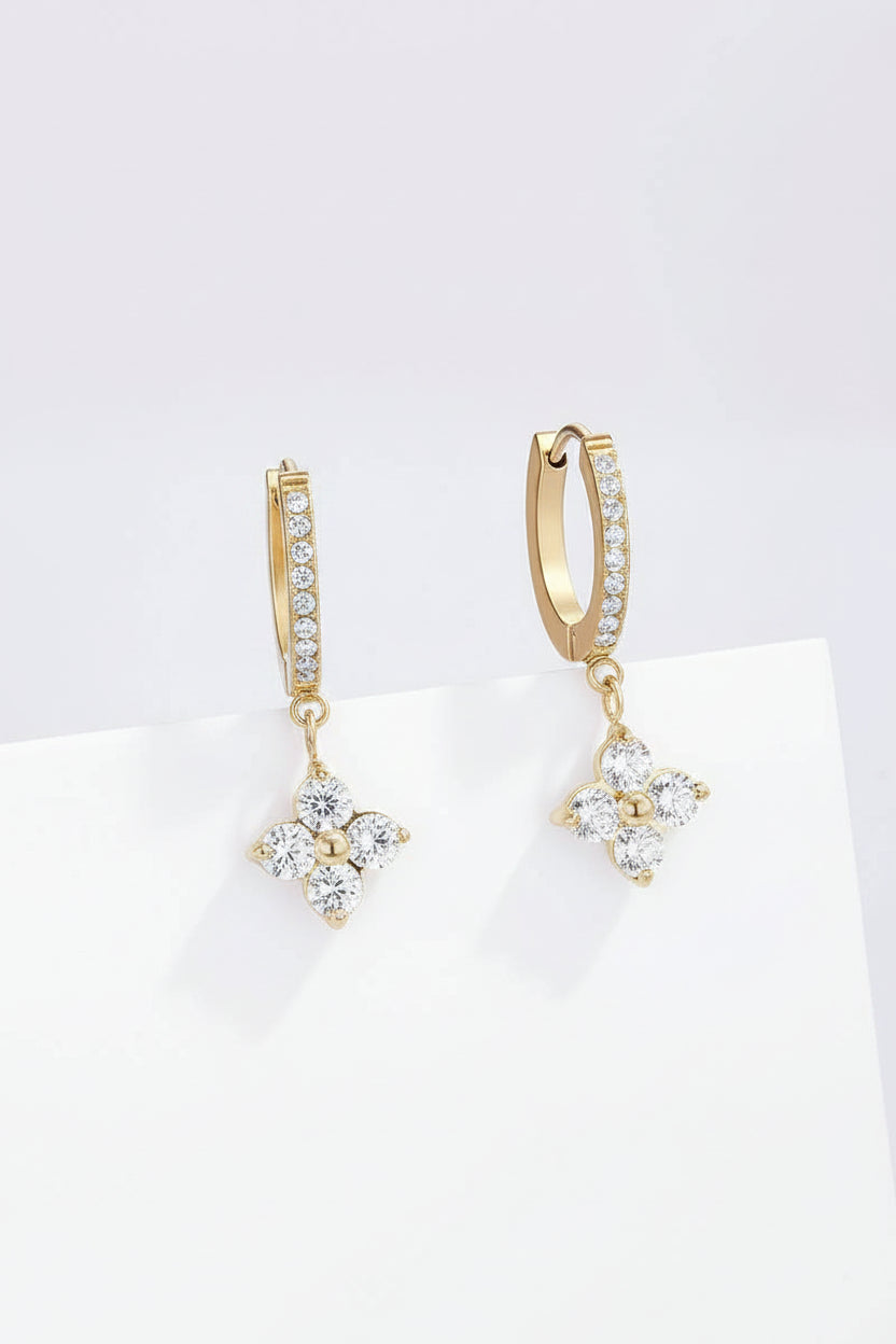 Boucles d'oreilles en acier inoxydable