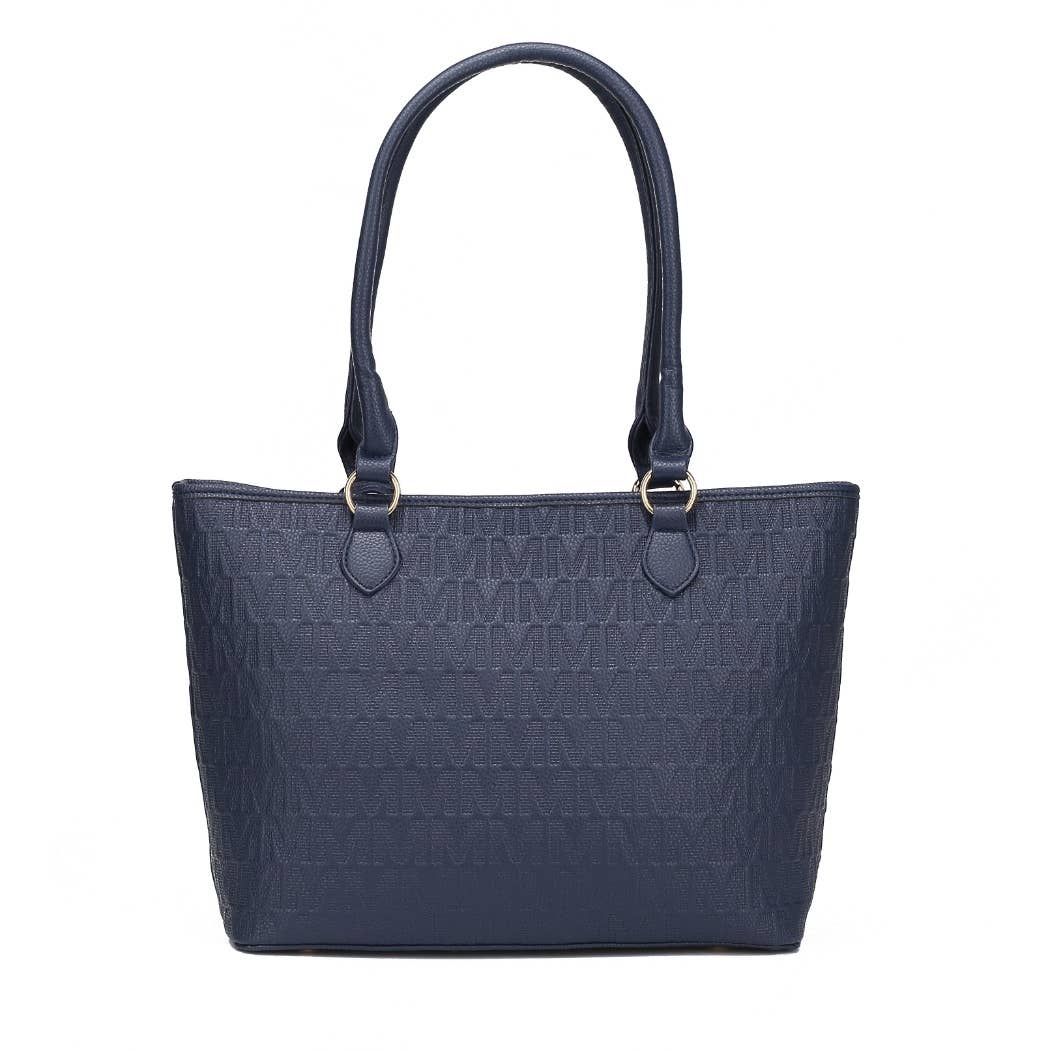 Sac à main Edelyn embossé Signature 4 pièces pour femmes