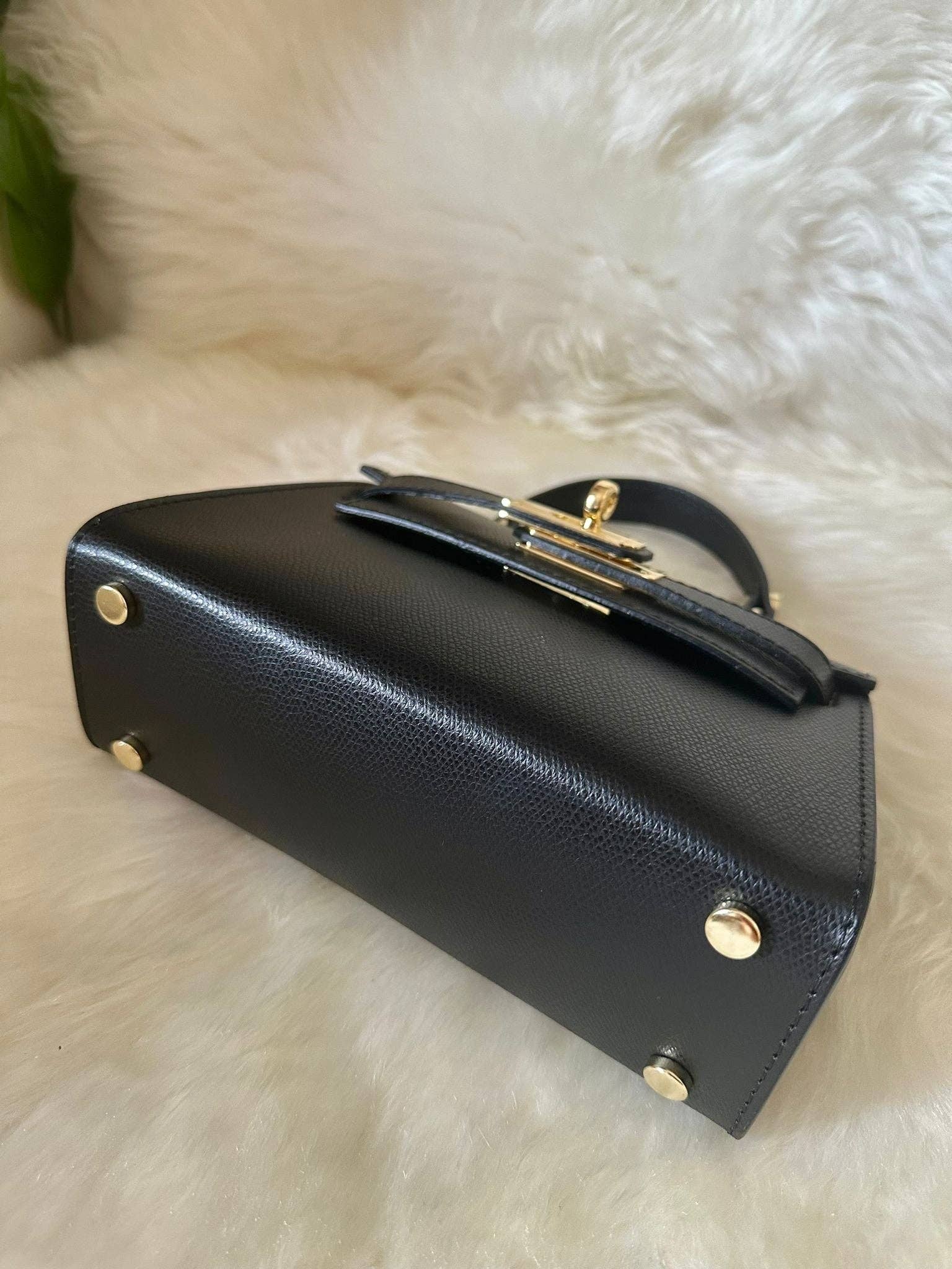 Sac à main MINI K en cuir véritable