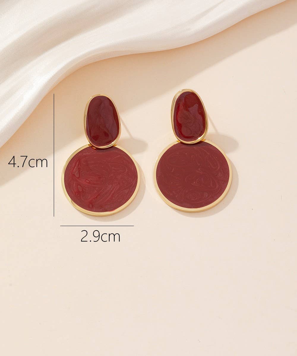 Boucles d’oreilles à clou en acier inoxydable