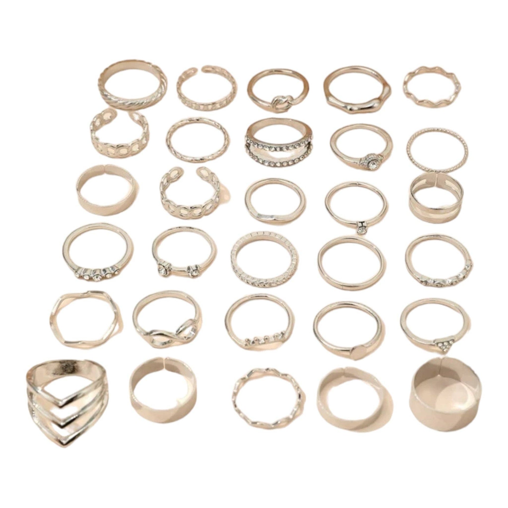 Kinky Pleasure - S019 - Coffret de 30 bagues en or ou argent