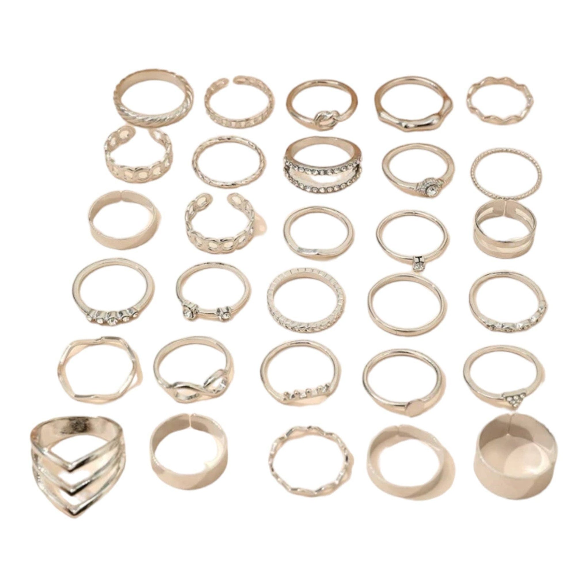 Kinky Pleasure - S019 - Coffret de 30 bagues en or ou argent