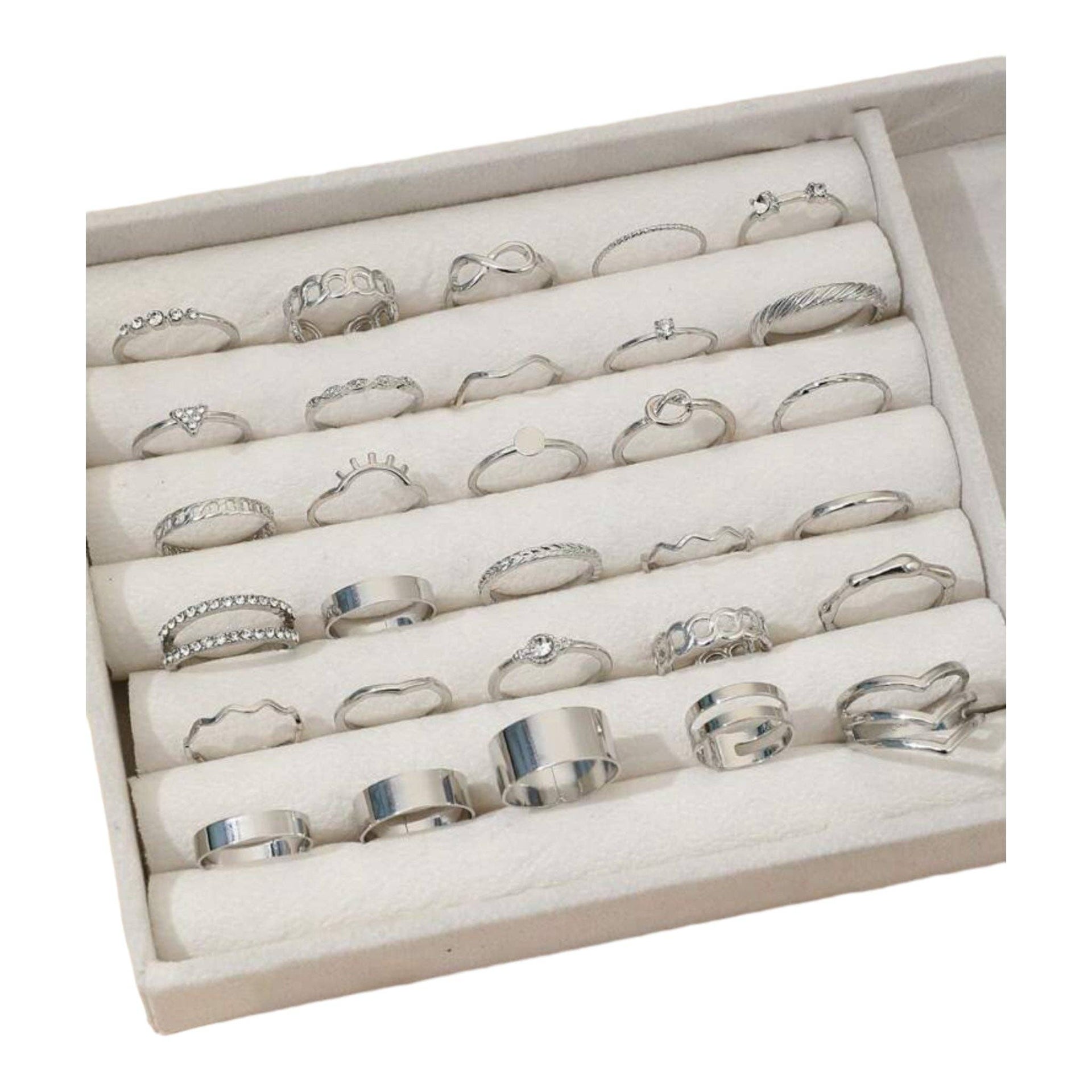 Kinky Pleasure - S019 - Coffret de 30 bagues en or ou argent