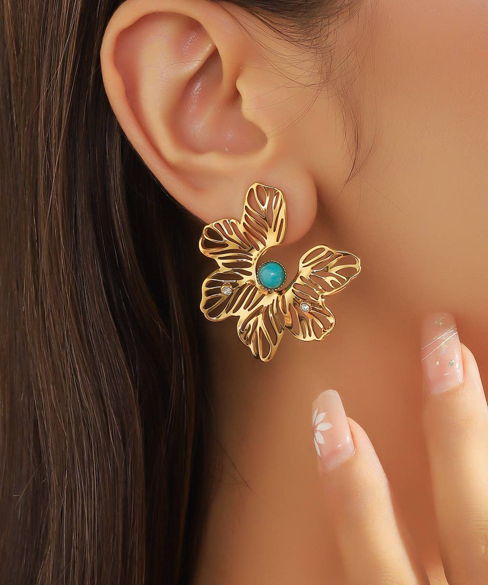 Boucles d'oreilles à Clou en Acier Inoxydable