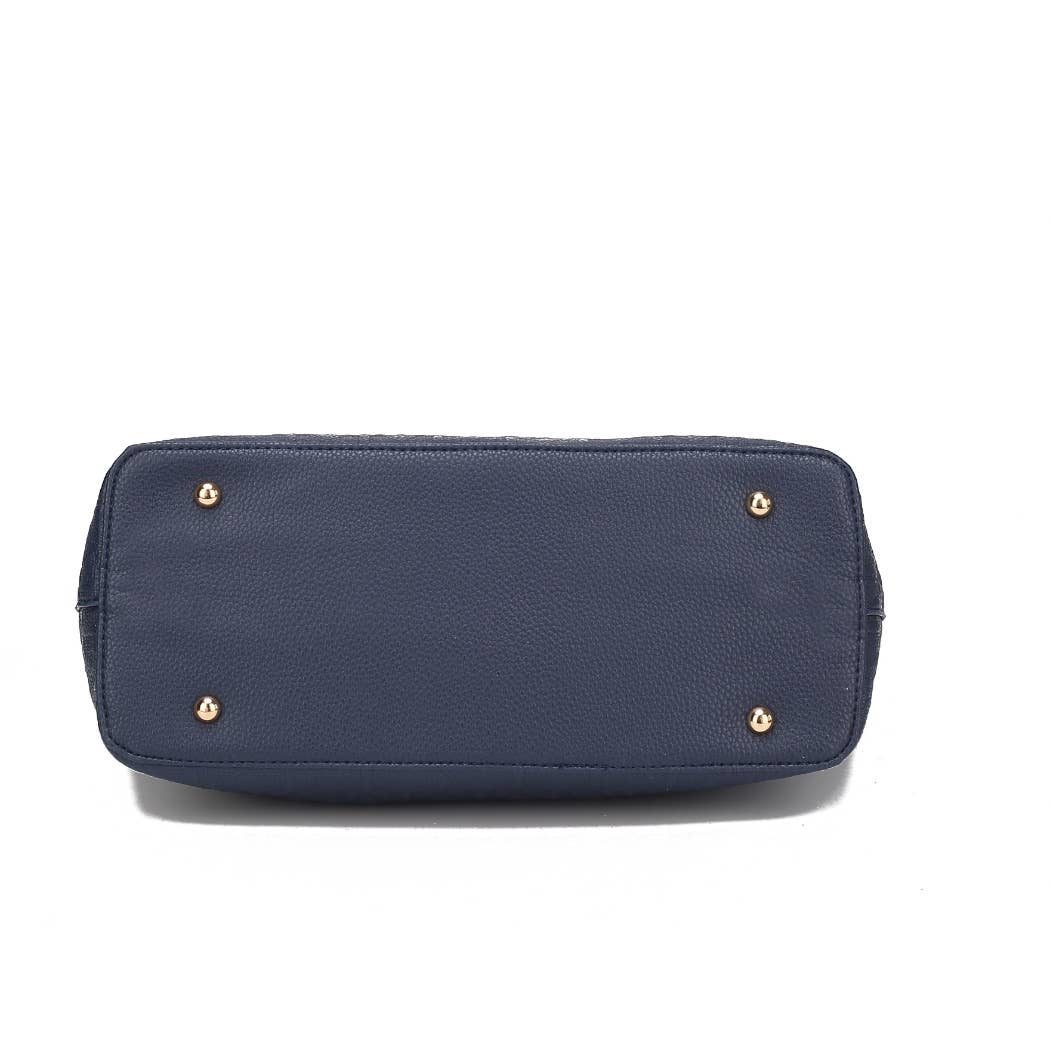 Sac à main Edelyn embossé Signature 4 pièces pour femmes
