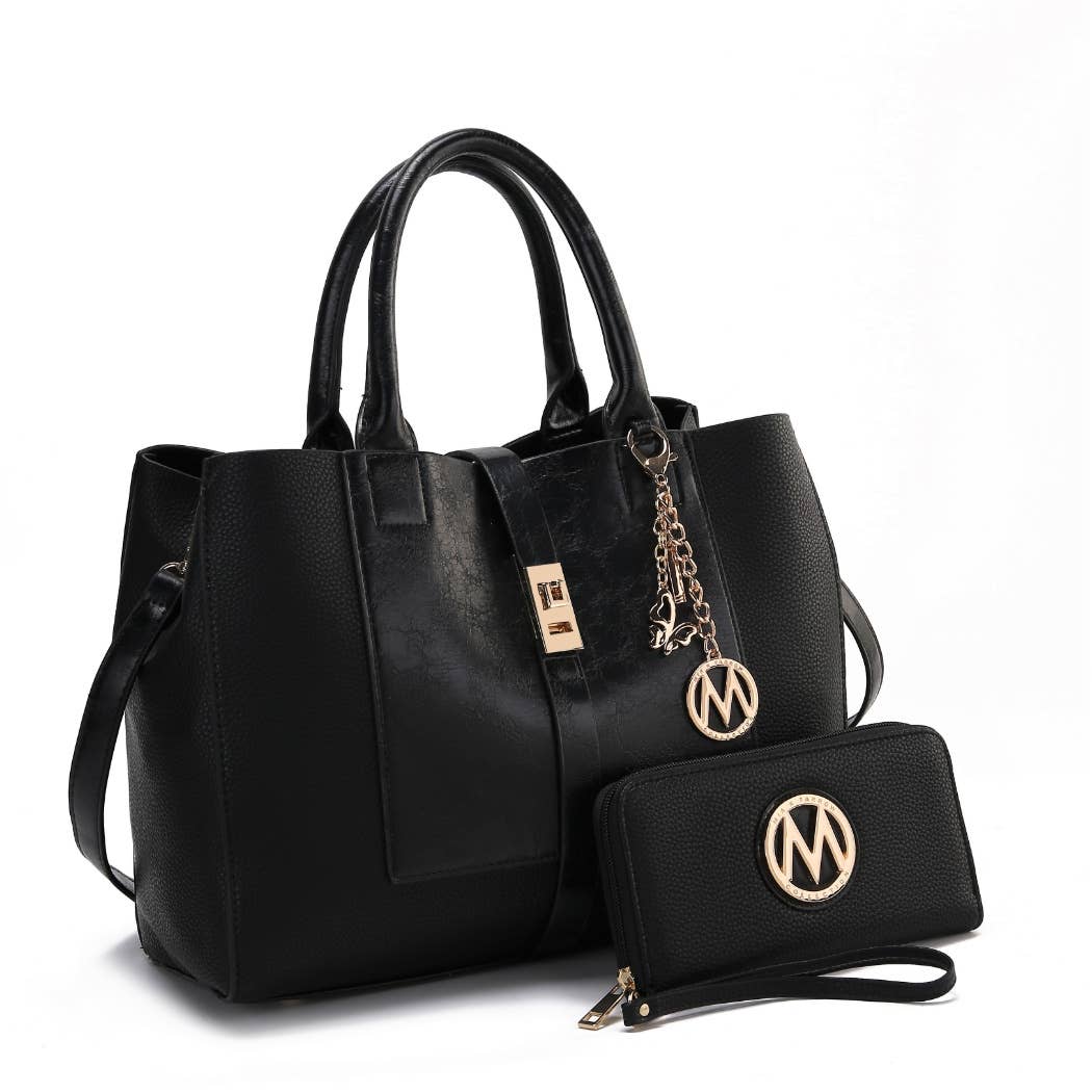 Ensemble sac à main Yola pour femme avec portefeuille.