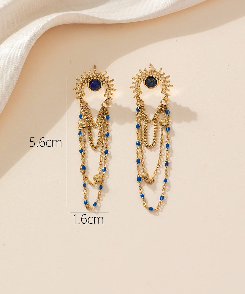 Boucles d’oreilles à clou en acier inoxydable