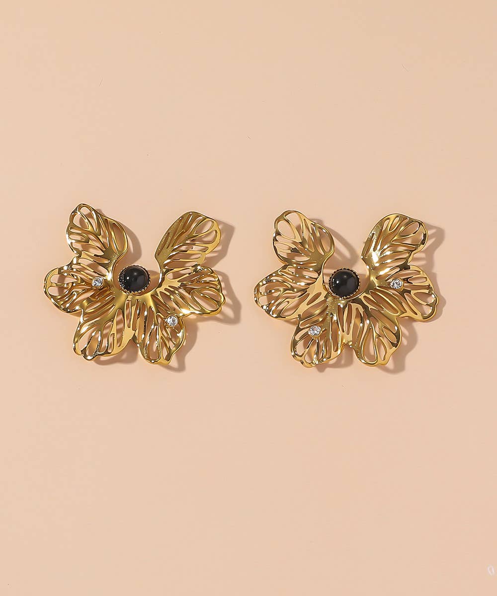 Boucles d'oreilles à Clou en Acier Inoxydable
