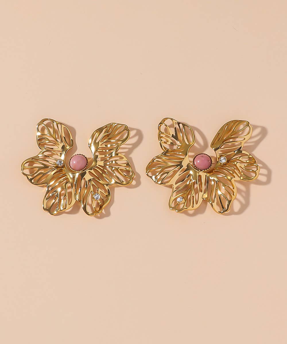 Boucles d'oreilles à Clou en Acier Inoxydable