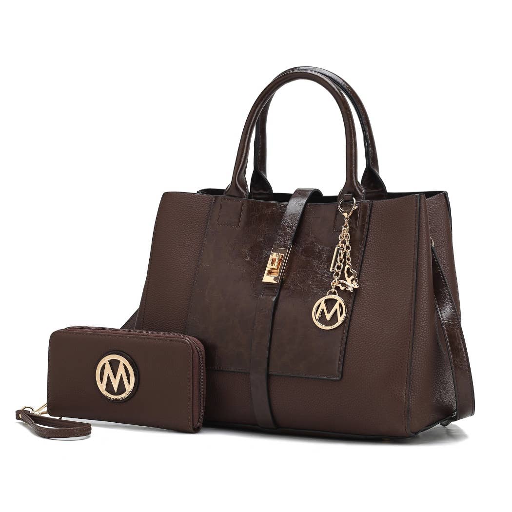 Ensemble sac à main Yola pour femme avec portefeuille.