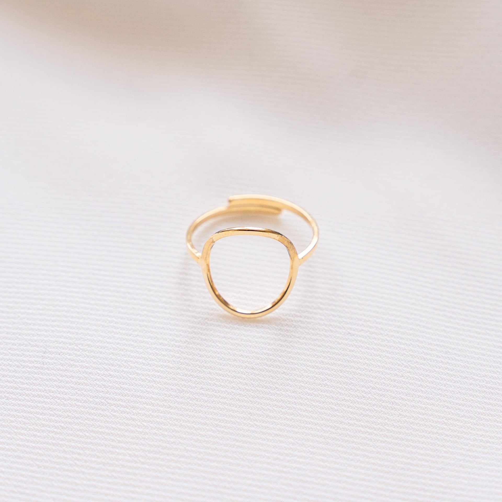 Bague fine femme acier inoxydable cercle