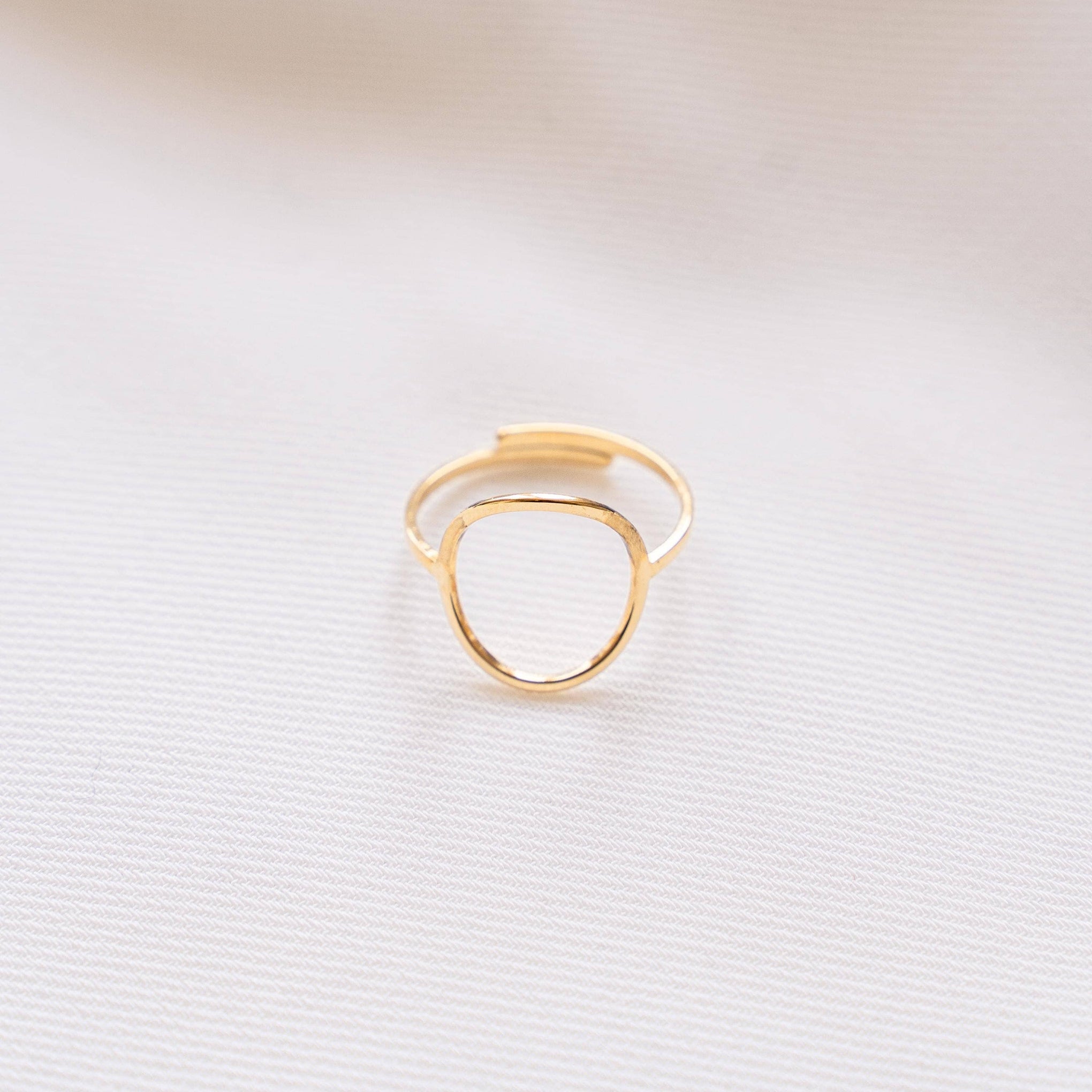 Bague fine femme acier inoxydable cercle