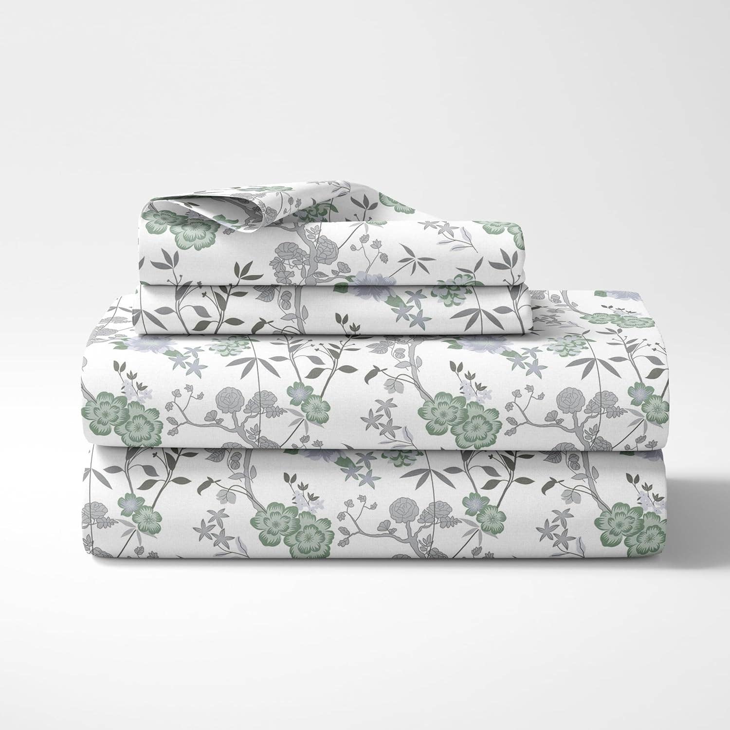 Ensemble de literie 100 % coton – Lit double, 144 TC