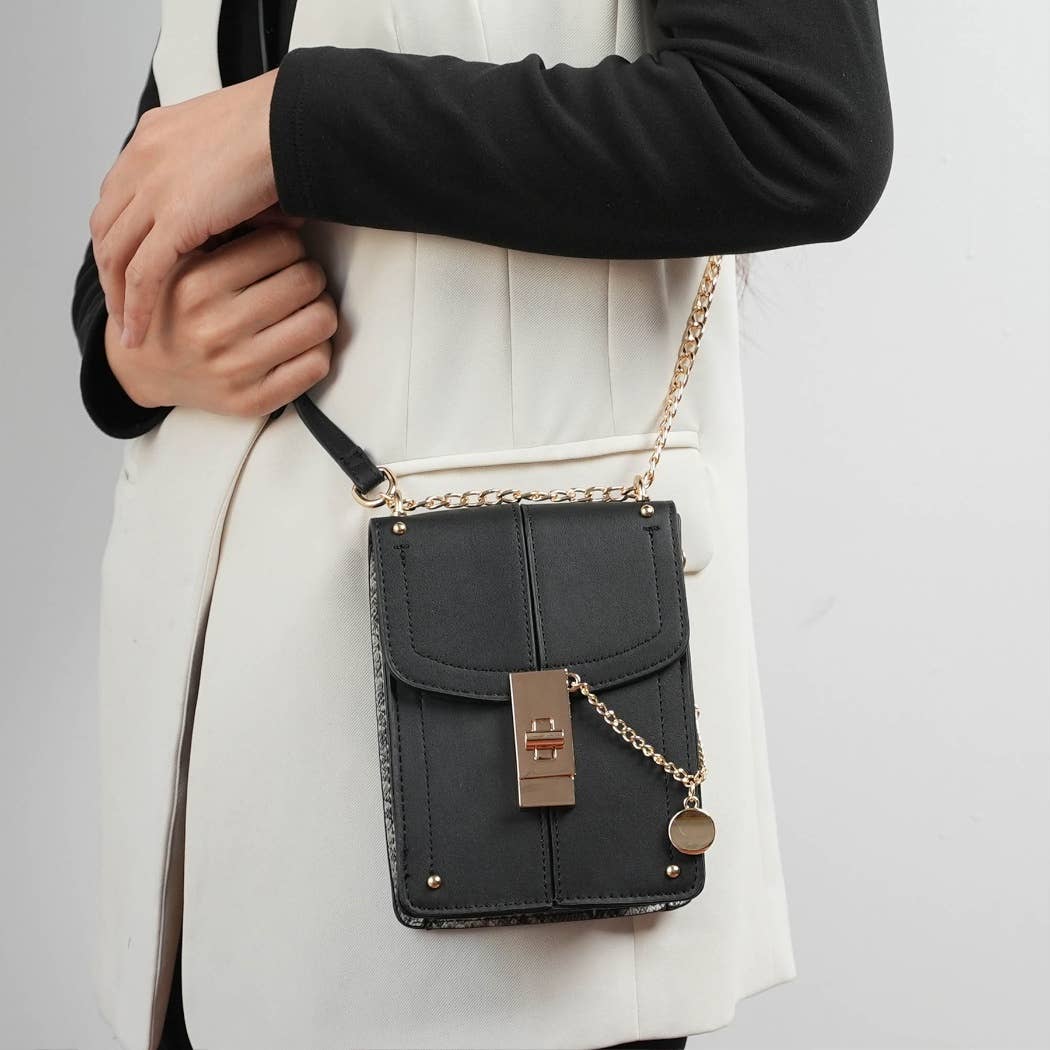 Sac à bandoulière  Iona en cuir végétalien