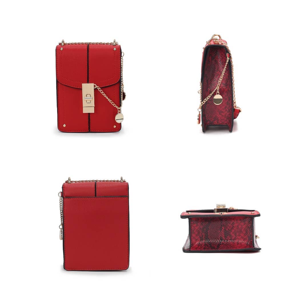 Sac à bandoulière  Iona en cuir végétalien