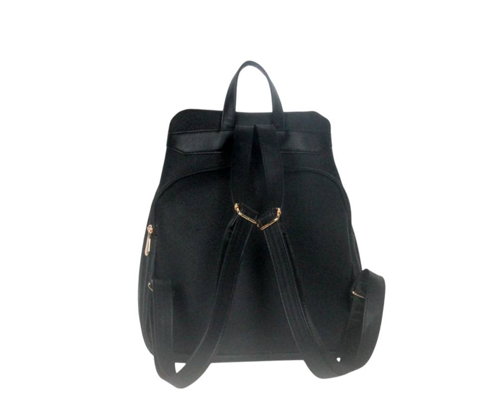 SAC À DOS ANTI-VOL AVEC FERMETURE ÉCLAIR FRONTALE.