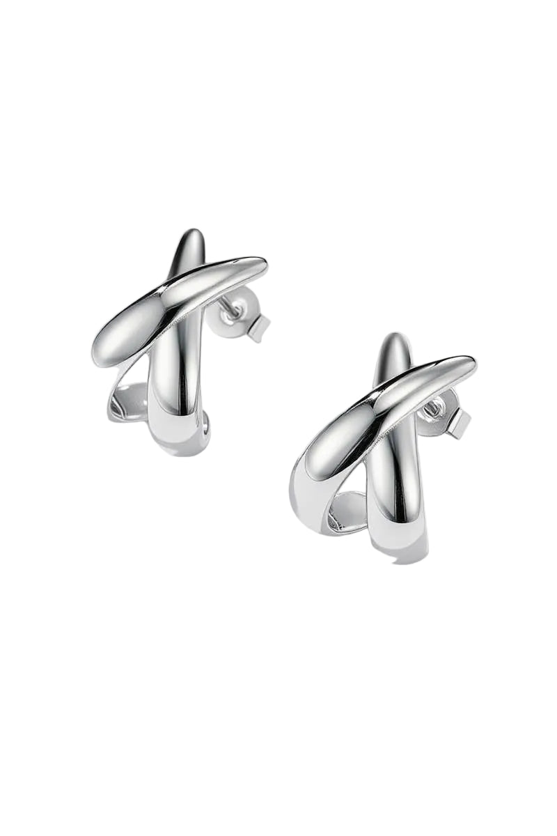 Boucles d'oreilles en acier inoxydable
