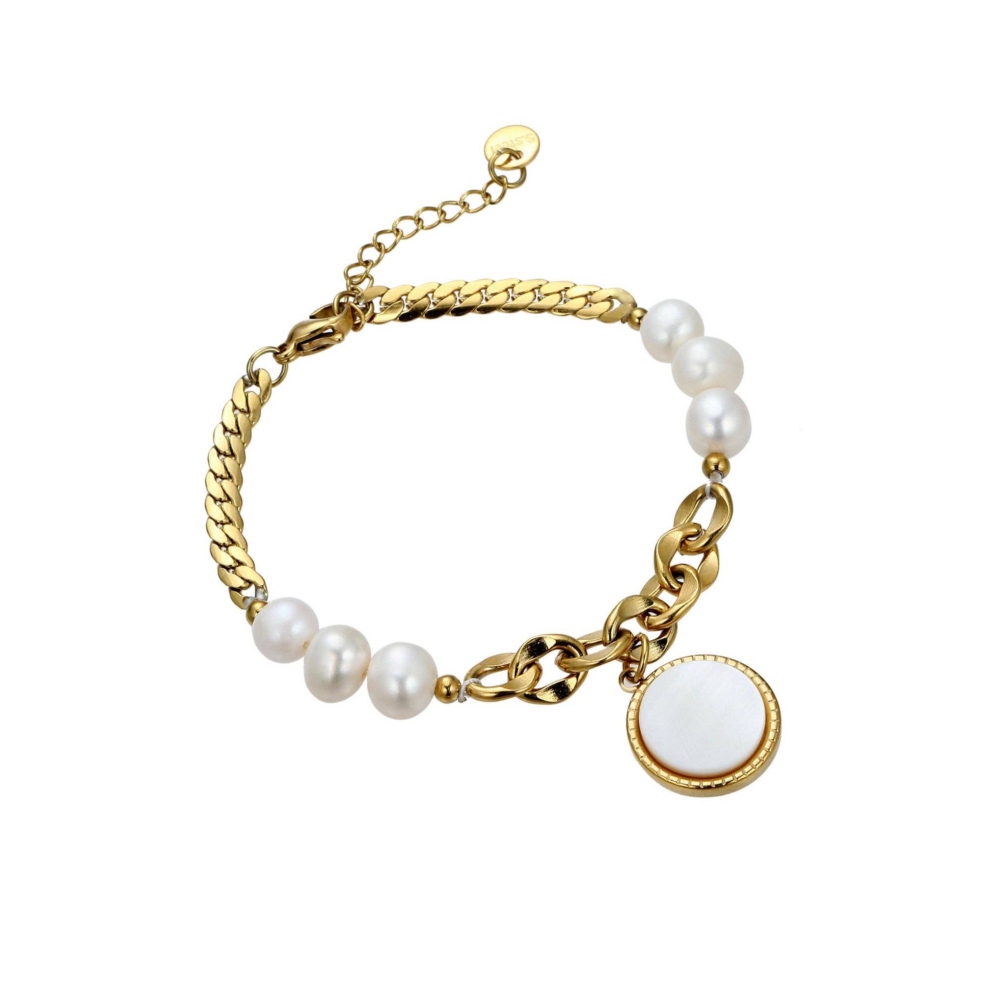Bracelet Uschi en acier doré