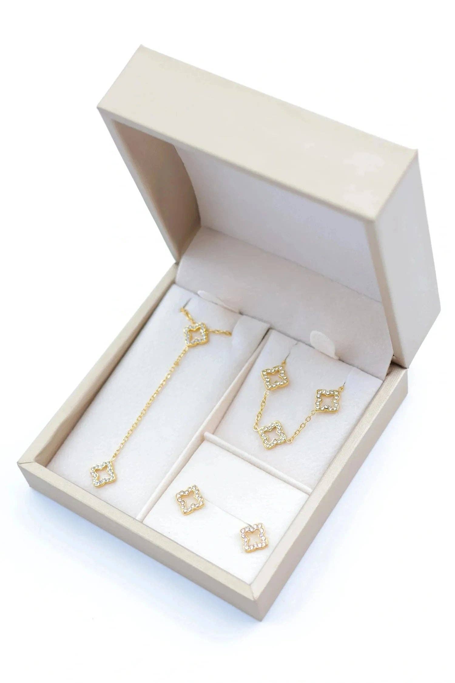 Parures en acier inoxydable, Plaquée Or 14K