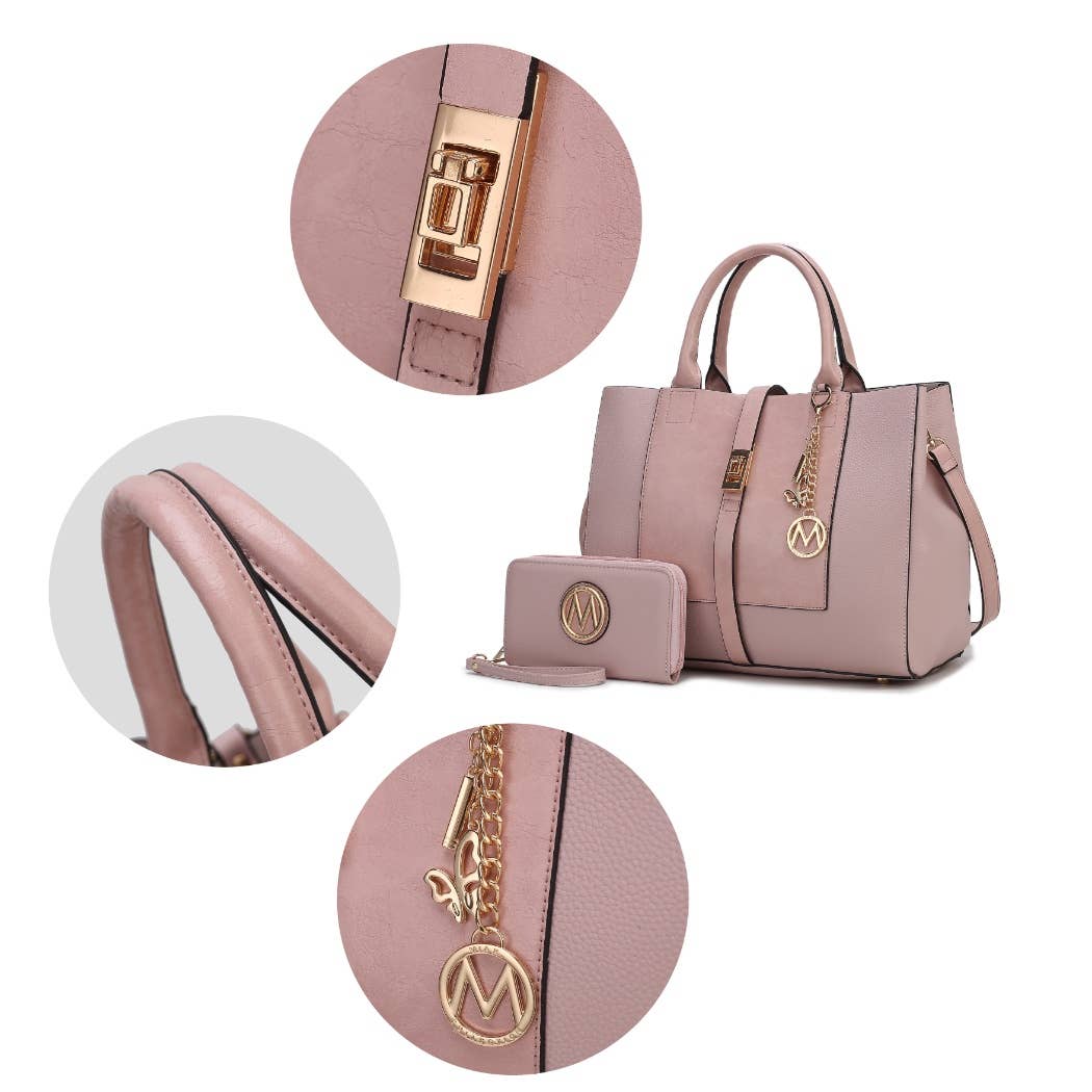 Ensemble sac à main Yola pour femme avec portefeuille.