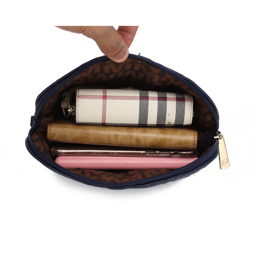 Sac à main Edelyn embossé Signature 4 pièces pour femmes
