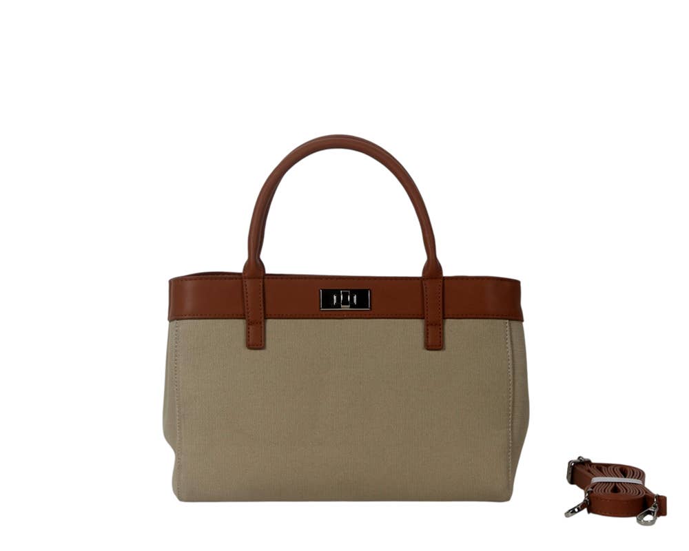 SAC À MAIN AVEC BANDOULIÈRE.
