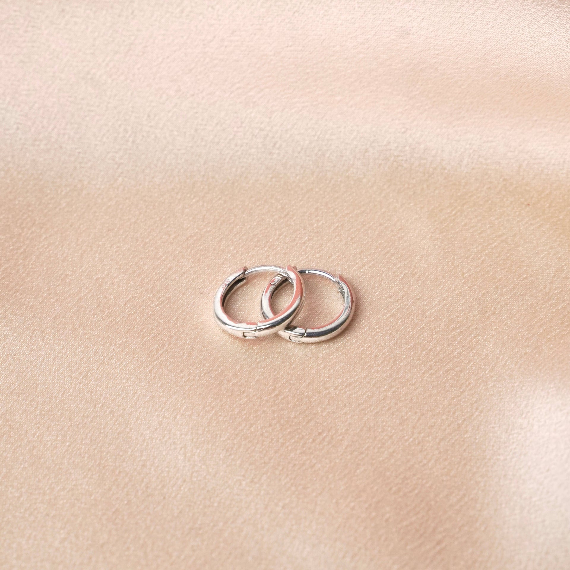 Boucles d'oreilles argent 925 mini créoles