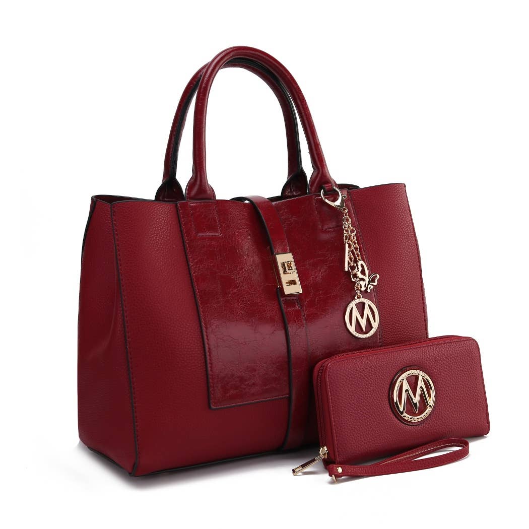 Ensemble sac à main Yola pour femme avec portefeuille.