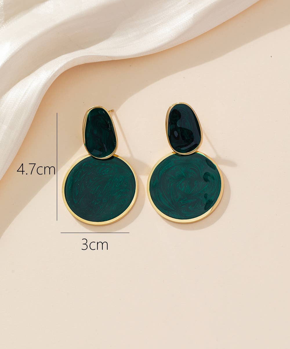 Boucles d’oreilles à clou en acier inoxydable
